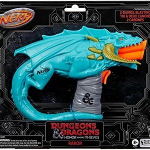 NEW NERF Dungeons & Dragons Rakor Blaster Dart Gun Outdoor Games with Darts